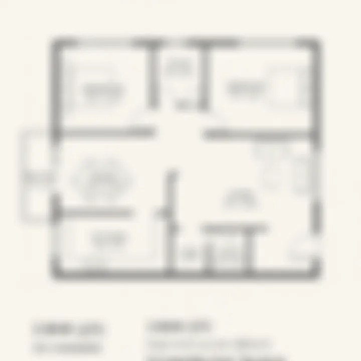 3 BHK 2T floor plan of Sattva Songbird Phase 2